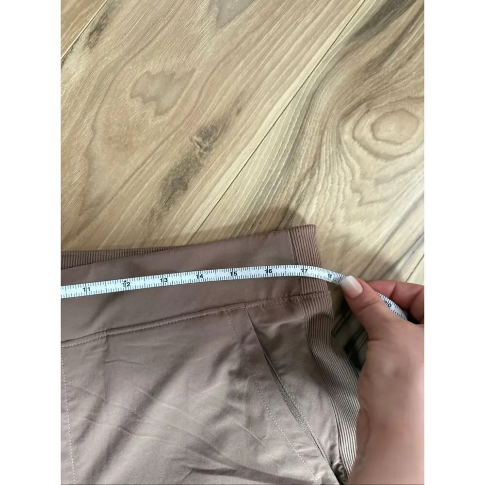 Athleta Brooklyn Mid Rise Ankle Pant Taupe Brown Size 14